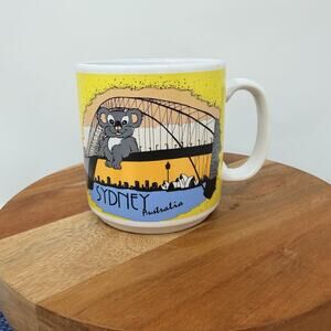 Sydney Australia Koala Bear Mug Vintage Mug Rare Crystal Craft 1990 RARE